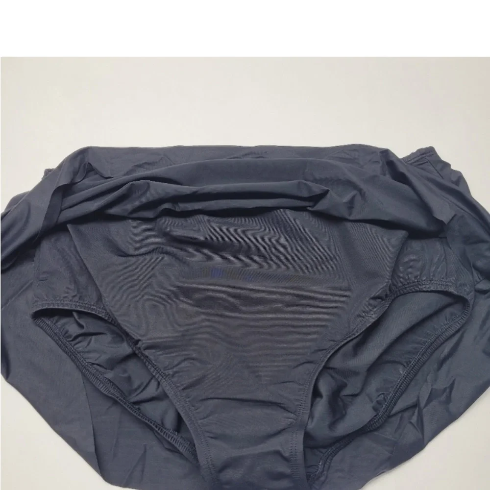NWT Slimming Control Solid Swim Bikini Skirt Dreamsuit by Miracle Brands. BLK - Picture 6 of 8